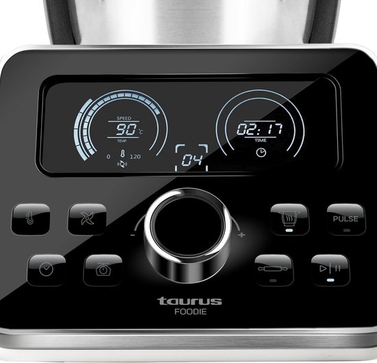Multifunctionele Keukenmachine 1500W met Geïntegreerde Weegschaal, 31 Functies, 3.5L, 44dB, RVS Zwart — afbeelding 4