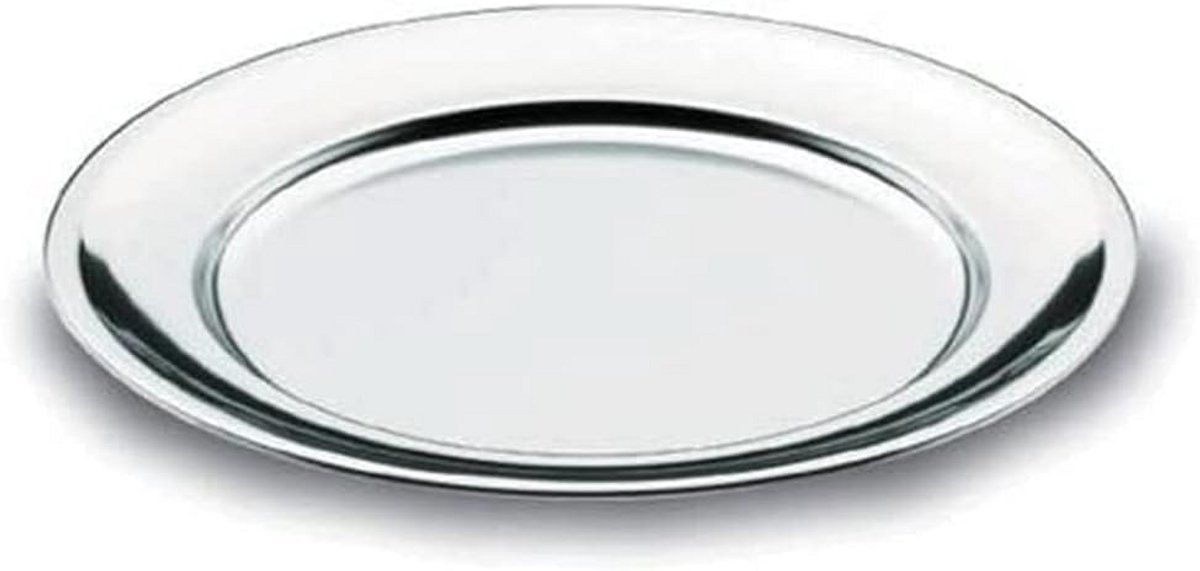 Ronde Serveerschaal 35 cm - RVS Schaal voor Buffet of Diner