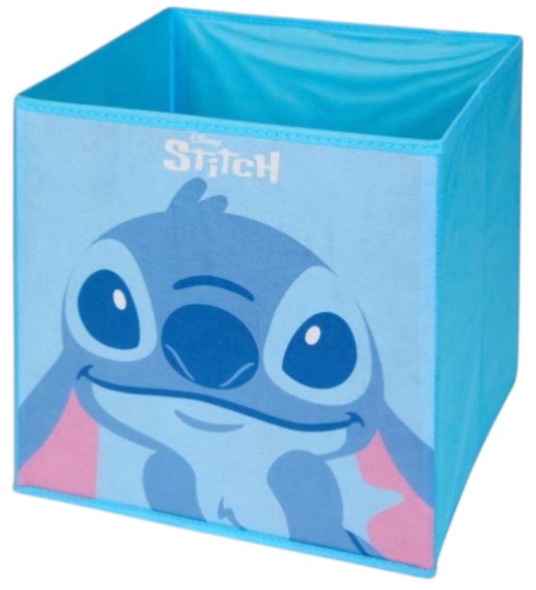 Opvouwbare Opbergmand Kinderkamer – Disney Stitch – 30x30x30 cm – Opbergbox Speelgoed – Vierkant – Voor Vakkenkast