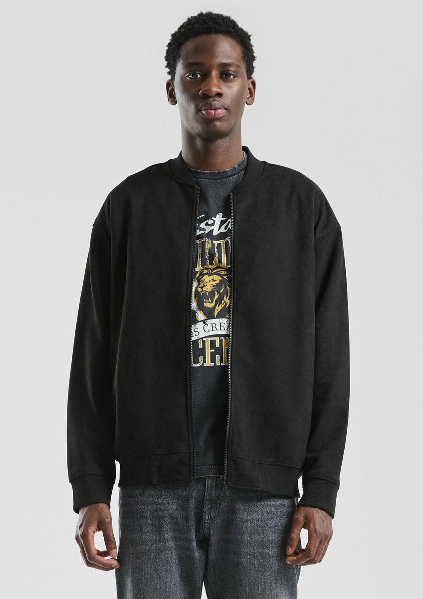 Bomberjack in velourslook