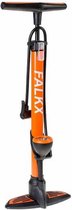 Falkx Fietspomp met Manometer - Auto & Hollands Ventiel - Maximaal 11 Bar - Oranje