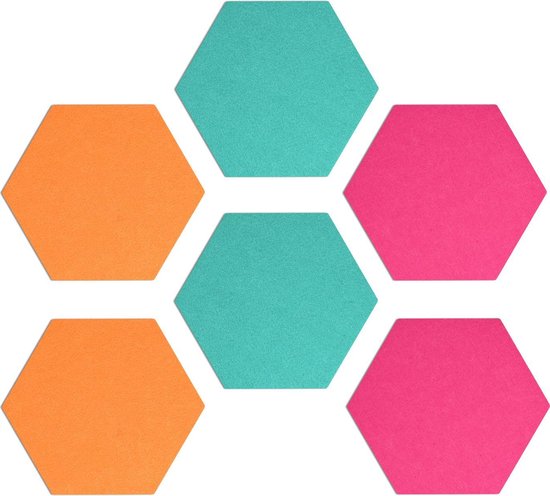 Foto: Groot prikbord decoratief vilten prikbord 60 x 40 cm opvouwbaar fotodisplaybord visionboard voor school thuis keuken kantoor muren bruin