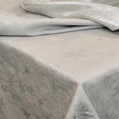 Unique Living | Tafelkleed Crystal 90x90cm silver