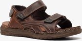 Mountain Peak leren heren sandalen - Bruin - Maat 43 - Echt leer