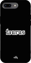 iPhone 7/8 Plus Case - Taurus Black - iPhone Zodiac Case