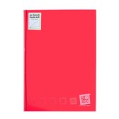 Groot Notitieboek A4 met harde kaft - Blanco inhoud - Rood Hoogglans - Gratis Verzonden