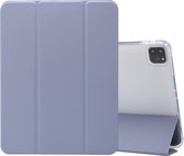 FONU Shockproof Folio Case iPad Pro 2021 - 12.9 inch - Pencil houder - Lavendel