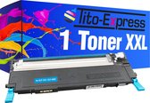 Set van 1 toner inkt cartridge voor Samsung CLT-4092 Cyan