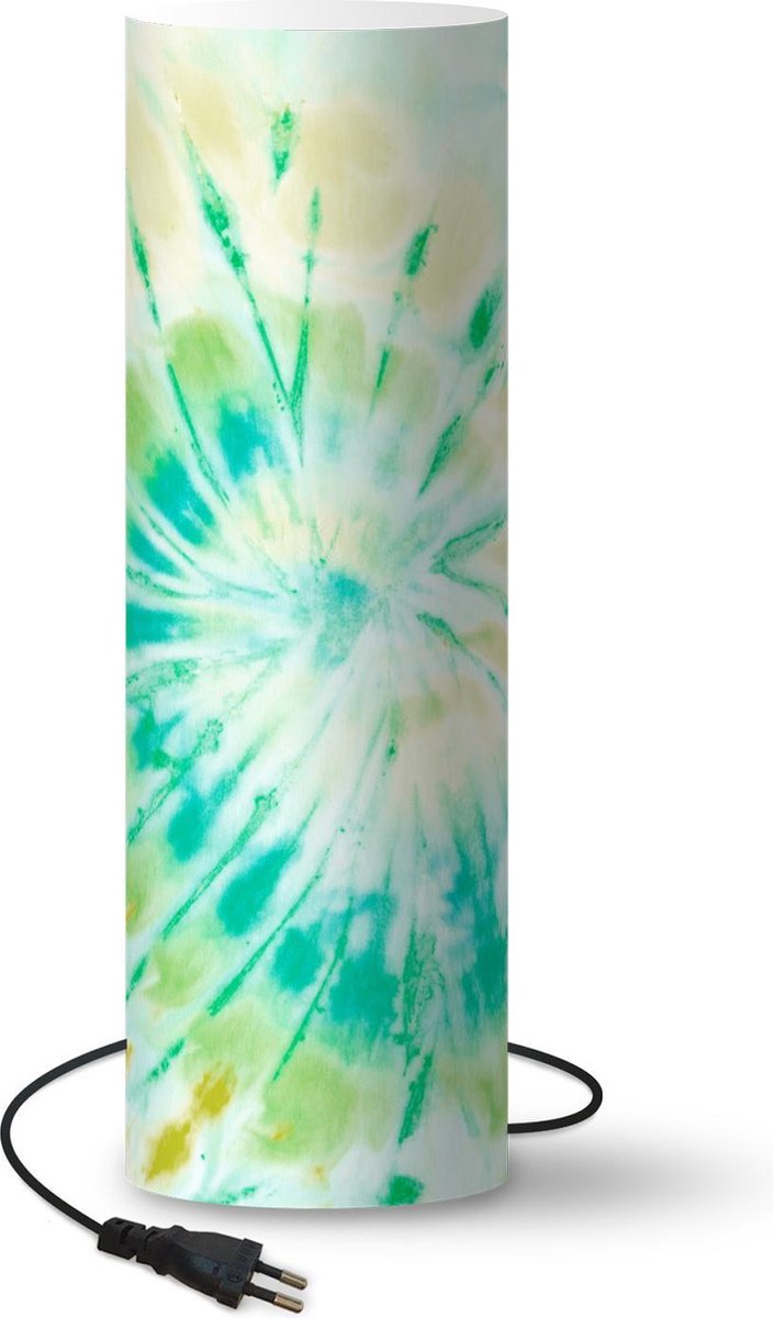 Lamptiger Tafellamp - Tie Dye - Ø 22 Cm - E14 - Multicolor