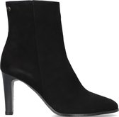 Notre-V 7436 Enkellaarsjes - Enkelboots met rits - Dames - Zwart - Maat 35