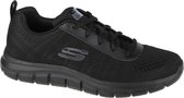Skechers Track-Moulton 232081-BBK, Mannen, Zwart, sneakers, maat: 45,5