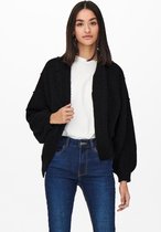 Jacqueline de Yong Vest Jdysigrid Life L/s Dot Cardigan Knt 15244099 Black Dames Maat - L