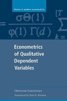 Econometrics Of Qualitative Dependent Variables