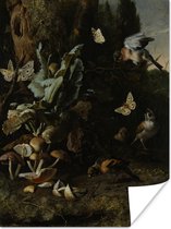 Poster Dieren en planten - Schilderij van Melchior d'Hondecoeter - 30x40 cm