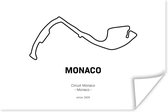 Poster F1 - Circuit - Monaco - 180x120 cm XXL - Cadeau voor man
