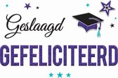 Kaart - Zizi - Geslaagd, gefeliciteerd - ZZ54a