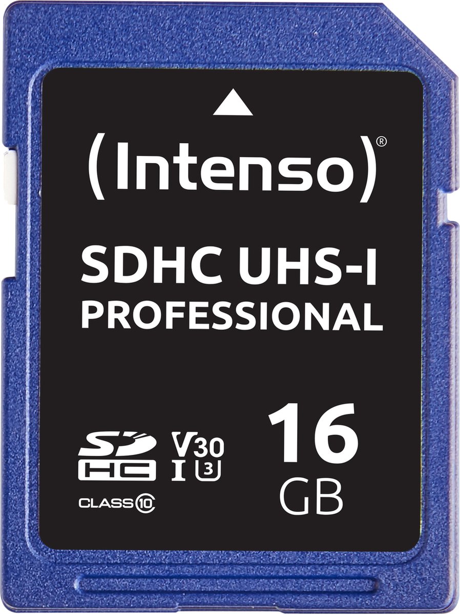 Intenso SDHC Card 16GB Class 10 UHS-I Professional