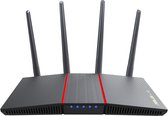 ASUS RT-AX55 - Draadloze router - AiMesh - Wifi 6 - AX - Zwart