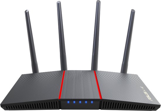 ASUS RT-AX55 - Draadloze router - AiMesh - Wifi 6 - AX - Zwart | bol.com