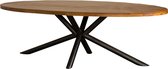 Kast | len | mangohout | naturel | 125 x 40 x 200(h) cm