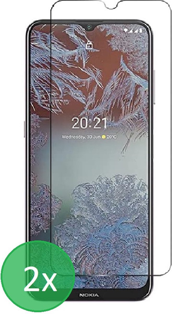 Geschikt Voor: Nokia G10 / G20 - 2x Screenprotector - screen protector - glas - bescherm - beschermglas