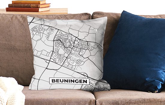Plan de la ville - Beuningen - Grijs - Wit