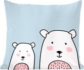 Sierkussen - Animaux Ours - Multicolore - 40 Cm X 40 Cm