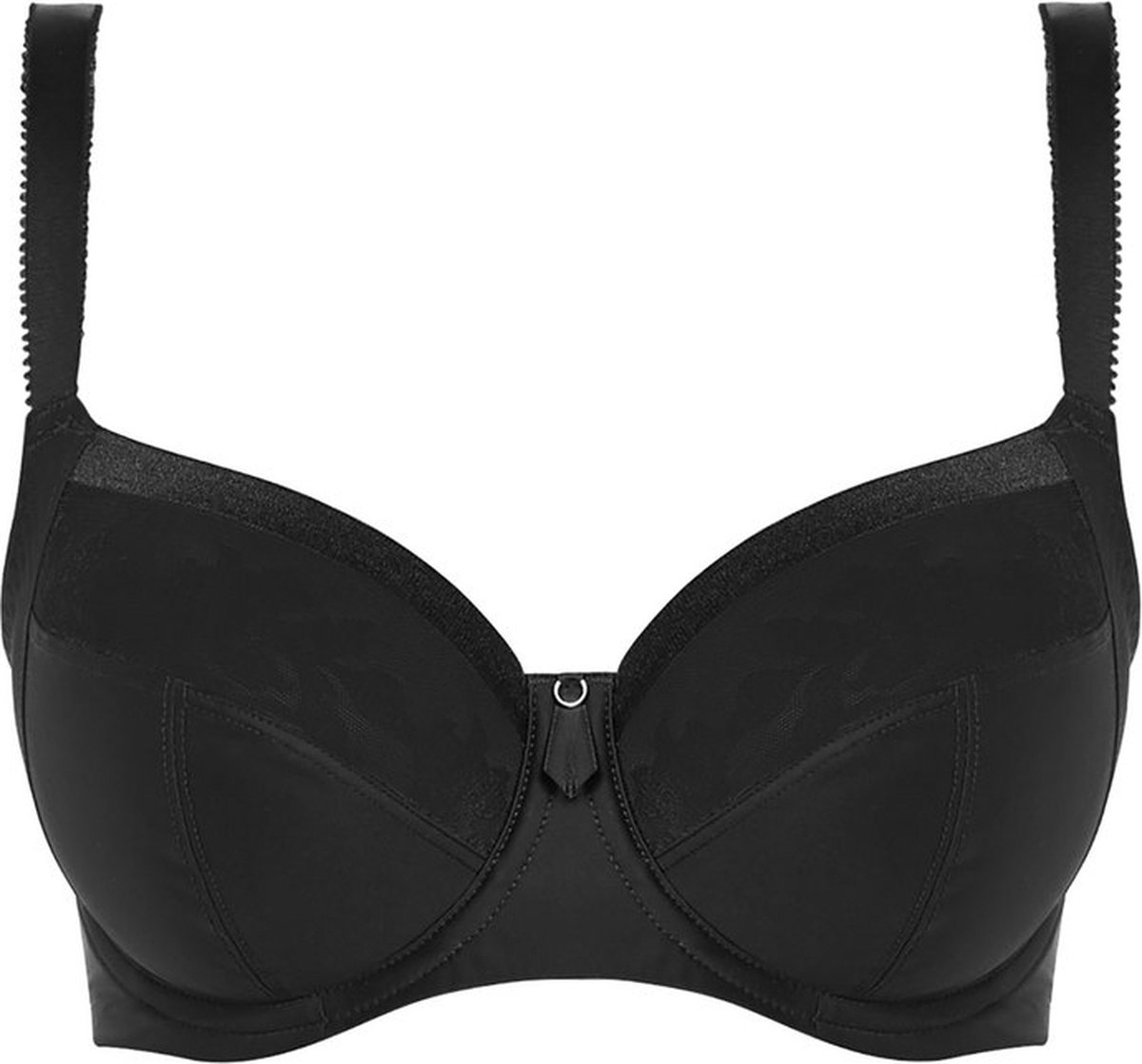 Fantasie Illusion UW Side Support Bra Dames Beha - Maat 75F (EU) ZWART
