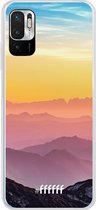 6F hoesje - geschikt voor Xiaomi Redmi Note 10 5G -  Transparant TPU Case - Golden Hour #ffffff