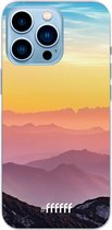 6F hoesje - geschikt voor iPhone 13 Pro Max - Transparant TPU Case - Golden Hour #ffffff