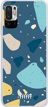 6F hoesje - geschikt voor Xiaomi Redmi Note 10 5G -  Transparant TPU Case - Terrazzo N°7 #ffffff