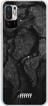 6F hoesje - geschikt voor Xiaomi Redmi Note 10 5G -  Transparant TPU Case - Dark Rock Formation #ffffff