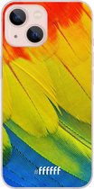 6F hoesje - geschikt voor iPhone 13 - Transparant TPU Case - Macaw Hues #ffffff