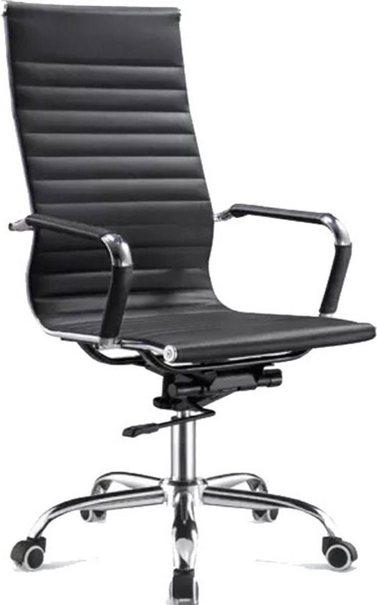 IN.HOMEXL Orion Bureaustoel - Ergonomische Bureaustoel voor Volwassenen – Kantoorstoel - Bureaustoelen voor een gewicht van 100 tot 150 kg - Vergaderstoel - Gaming stoel – Bureaustoel met Wieltjes - Zwart