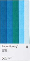 Tissuepapier Blauw Mix 50 x 70 cm 5 vel