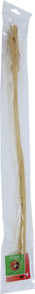 De Boon - Natuurlijke Snack - Runderkophuid - 70 cm - 1 stuk