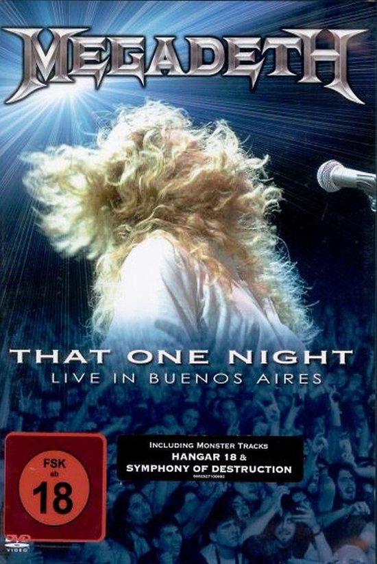 Cover van de film 'Megadeth - That One Night-Live In Buenos Aires'