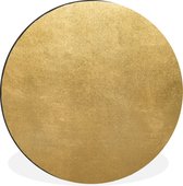 WallCircle - Schilderij - Gouden Achtergrond Dibond En - Multicolor - 60 X 60 Cm
