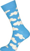 Happy Socks Cloudy Sock - unisex sokken - blauwe lucht met lichte bewolking - Unisex - Maat: 41-46