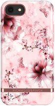 Apple iPhone 6s Hoesje - Richmond & Finch - Serie - Hard Kunststof Backcover - Pink Marble Floral - Hoesje Geschikt Voor Apple iPhone 6s
