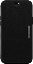 Apple iPhone 12 Pro Hoesje - Otterbox - Strada Serie - Echt Leer Bookcase - Zwart - Hoesje Geschikt Voor Apple iPhone 12 Pro