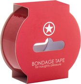 Ouch! – BDSM Bondage Tape voor Beginners en Gevorderden Dunne Variant 17,5 Meter – Rood