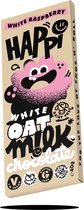 Happi Oat milk chocoladereep - White rasperry - 40g