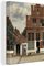 Johannes Vermeer gezicht op huizen in Delft