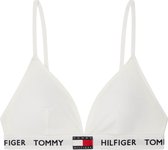 Tommy Hilfiger dames Tommy 85 triangel BH, katoen gevoerd, wit -  Maat: L