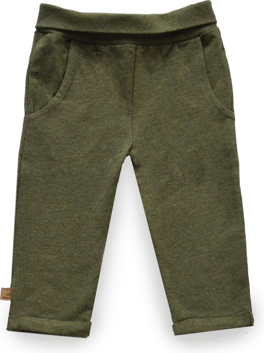 Frogs and Dogs - Broekje Khaki - Khaki - Maat 68 - Jongens, Meisjes