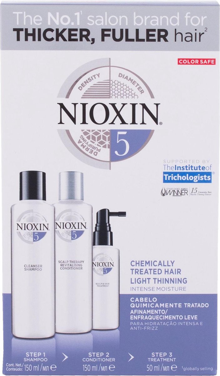 Nioxin Hair System Kit 5 - 350 ml - Shampooing | bol.com