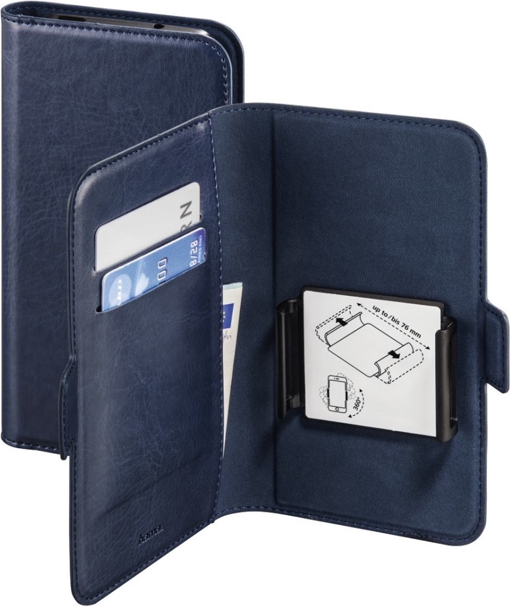 Hama Booklet Smart Move maat L (4.0-4.5") blauw