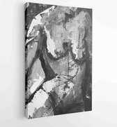 Kunstenaars olieverf veelkleurig close-up abstracte achtergrond - Moderne schilderijen - Verticaal - 559673935 - 50*40 Vertical