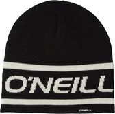 O'Neill - Omkeerbare beanie met logo voor heren - Black Out - maat Onesize
